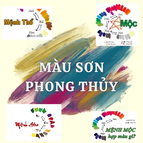 màu sơn phong thủy